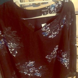 Never worn, Dress Barn,Floral Blouse